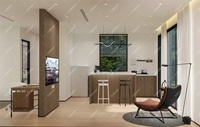 Villa de luxe en acier léger Maisons modernes préfabriquées Maisons préfabriquées modernes