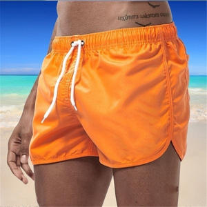 Vente en gros de shorts vierges avec logo imprimé solide shorts en nylon à séchage rapide pantalons de sport décontractés pour jeunes maillots de bain shorts de plage pour hommes - Product Image 5