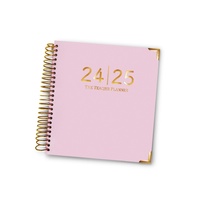 Agenda Personalizada 2027 2026 con Espiral, Tamaños A3, A4, A5, Diaria y Semanal, para Profesores, Planificador de Lecciones Escolares