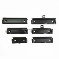 Papelería Oficina Útiles escolares 100mm 120mm Oro Rosa Alambre plano Clip de portapapeles de metal para carpeta de archivos Cuaderno de cuero