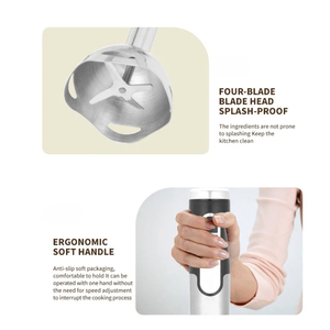 Batidora de mano eléctrica de 400W para procesar alimentos de bebé, multifunción, para frappé y recolección de alimentos - Product Image 3