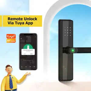 Tropernic prezzo di fabbrica WiFi App controllo accessi impronte digitali Rfid Card Password Smart Locks per la porta d'ingresso