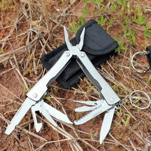 Stainless Steel Multi-Functional <b>Mini</b> <b>Pliers</b> Folding Portable Outdoor Tool 7Cm Folded Size - Product Image 1