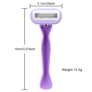 Pürüzsüz tıraş, rahat ve rahat için sabun kapaklı ekonomik kadın tek kullanımlık tıraş bıçağı 6 bıçaklı tıraş bıçağı - Product Image 3