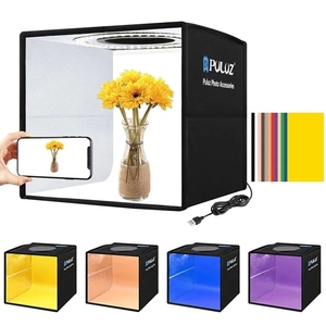 PU5041B 40cm Photo <span class=keywords><strong>Studio</strong></span> Photo Boîte Photographie Soft Box Portable <span class=keywords><strong>Pliant</strong></span> <span class=keywords><strong>Studio</strong></span> Shoot Tente Boîte Kit 12 Couleur <span class=keywords><strong>Fond</strong></span> - Product Image 6