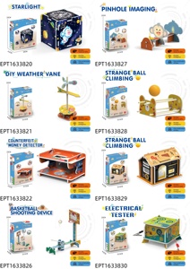 ชุดของเล่นประกอบ3D เพื่อการศึกษาแบบมอนเตสซอรี่สำหรับเด็กชุดวิทยาศาสตร์แบบทำมือสำหรับเด็กวัยหัดเดิน - Product Image 5
