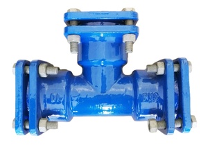 Blue Epoxy Ductile Iron MJ Socket Tee - Product Image 4