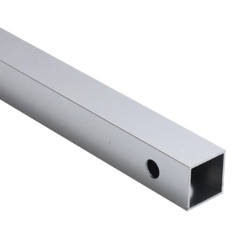 6061 6063 Extruded Aluminum Hollow Square Rectangular Tube Pipe With Holes