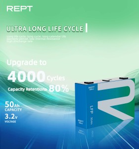 REPT LF50 A-Grade 3.2V Energy Storage System Prismatic Li Ion LFP Lithium Iron Battery Cell Grade LFP50 - Product Image 2