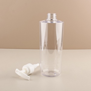 Xách Tay 500Ml Mỏ Vịt Nhấn Rỗng Chai Rõ Ràng Chất Liệu Trong Suốt Cho Dầu Gội Đầu Gel Tắm Nước Hoa Bao Bì Chai Du Lịch - Product Image 4