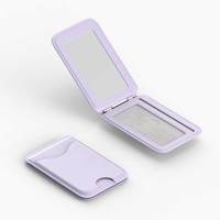 Support de portefeuille magnétique miroir fenêtre flexible support de téléphone portable montage sur tableau de bord pour une utilisation de bureau
