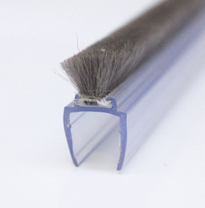 <span class=keywords><strong>Joint</strong></span> <span class=keywords><strong>de</strong></span> porte coulissante pour porte en verre <span class=keywords><strong>de</strong></span> <span class=keywords><strong>salle</strong></span> <span class=keywords><strong>de</strong></span> <span class=keywords><strong>bain</strong></span>, bande en PVC noire et transparente, étanche - Product Image 4