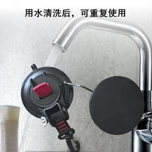 Ventouse à vide Fiery Fox grande noire avec boucle rouge pour tente de toit de voiture, équipement de camping - Product Image 4