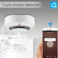 Détecteur de fumée intelligent pour maison connectée, contrôlé par application Wi-Fi, avec détection de fumée multi-scénarios et capteur