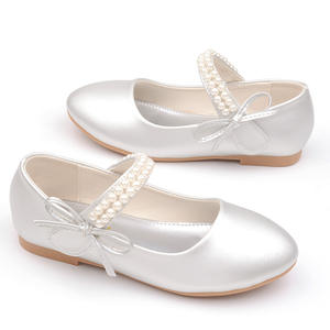 Nouvelles chaussures Mary Jane pour enfants, roses, noires, blanches, avec perles, pour fêtes, mariages, spectacles scolaires, chaussures de princesse pour filles. - Product Image 4