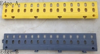 Dalles de garage modulaires 3D pour atelier de lavage de voitures, en plastique épais, colorées, antidérapantes, ventilées, à emboîtement, robustes, pour le detailing