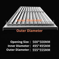 Panneaux de ventilation en aluminium étanches sur mesure pour façade commerciale, unité extérieure de climatisation et cache de conduit d'air central