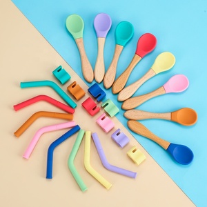 Ensemble de bols pour bébé en silicone souple de qualité alimentaire sans BPA, base à ventouse incassable, cuillère, vaisselle pour tout-petits, cadeau pour les repas des enfants - Product Image 4
