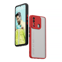Coque arrière ultra-fine en TPU et PC, effet givré fumé, à prix abordable, pour Tecno Spark 8 8P – Meilleure vente