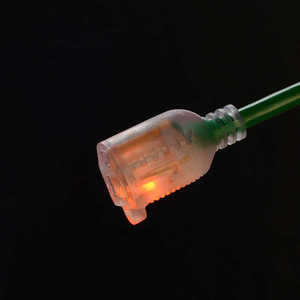 Mexique 14AWG CCA meilleur <span class=keywords><strong>prix</strong></span> cordon <span class=keywords><strong>d</strong></span>'alimentation électrique 14/3 Nema 5-15 P/R robuste 15FT <span class=keywords><strong>rallonge</strong></span> pas cher extérieur avec lumière LED - Product Image 3