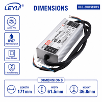 Alimentation LED étanche 60W 12V 24V 48V IP67, Driver LED AC DC Dimmable pour extérieur