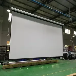 350英寸大型影院屏幕电动电动投影屏幕