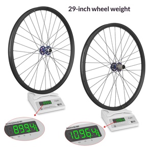 Juego de Ruedas <span class=keywords><strong>MTB</strong></span> de Fibra de <span class=keywords><strong>Carbono</strong></span> de Alta Resistencia de 32 Orificios, 27.5 y <span class=keywords><strong>29</strong></span> Pulgadas, Listo para Tubeless, Eje Pasante, Liberación Rápida, Compatible con Neumáticos de Trail Anchos - Product Image 3
