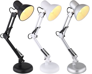 Fltsml — lampe de <span class=keywords><strong>bureau</strong></span> moderne à éclairage nordique classique, Vintage, pour <span class=keywords><strong>bureau</strong></span> <span class=keywords><strong>d</strong></span>'étude, avec économie <span class=keywords><strong>d</strong></span>'énergie, lampe de Table E27 - Product Image 2