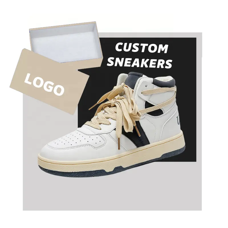 Custom Logo Wholesale New Design Private Label Blank Hightop Colorful White Blazeres Mid Women Casual Trendy Shoe Men