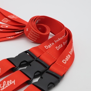 Corporate Gift ID Holder Neck Lanyards Breakaway Clasp Quick Release <b>Buckle</b> Strap Sublimation Polyester Retractable Lanyards - Product Image 3