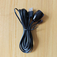 كابل تمديد USB للأشعة تحت الحمراء، جهاز استقبال وإرسال للأشعة تحت الحمراء لأجهزة الاستقبال التلفزيونية، كابل مكرر للأشعة تحت الحمراء يعمل بالطاقة عبر USB