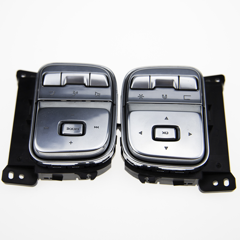 Автомобильная Кнопка рулевого колеса инжекционная функциональная кнопка пластиковое хромирование