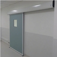 Porte coulissante automatique en aluminium pour salle de bains, serrure médicale, Purification de l'air, portes coulissantes serrées, pour salle de nettoyage