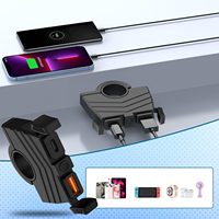 Chargeur rapide Usb pour moto 12V avec port de téléphone portable de type C, prise de courant étanche, adaptateurs de prise pour moto