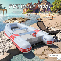 Usine Chinoise Vente Chaude Bateau Ventre Simple en PVC Gonflable Écologique Pliable 170 Léger Yacht Sportif pour Pêche en Mer et Surf