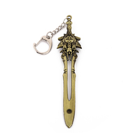 God of War 4 Chaos Blade Großes Messer Schlüsselanhänger Queye Axt Maske Zinklegierung Anhänger Geschenk für Fans