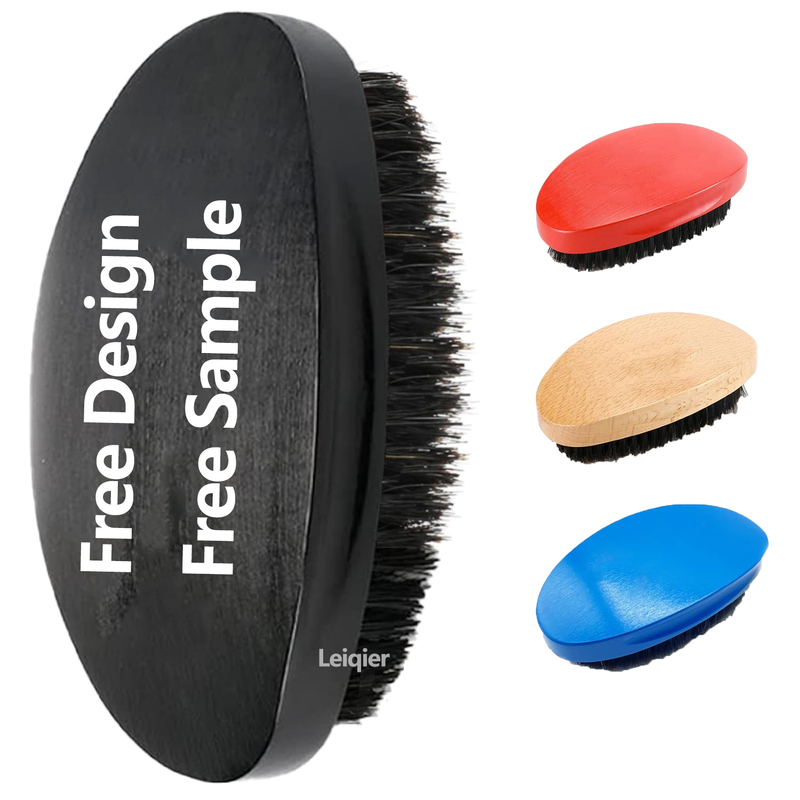 Custom Logo 360 Curved Wave Brush