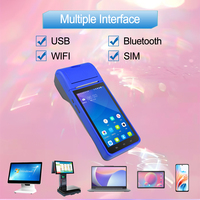 AIXW Android Smart POS Terminal 58mm Impresora térmica 5MP Cámara 1D 2D QR Escáner Conectividad inalámbrica PDA Stock disponible ahora