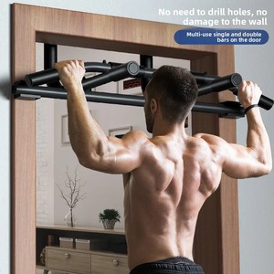 Đơn và đôi khung cửa pull-up <span class=keywords><strong>Bar</strong></span> đa chức năng trong nhà nhà phòng tập thể dục thiết bị vật liệu thép - Product Image 3