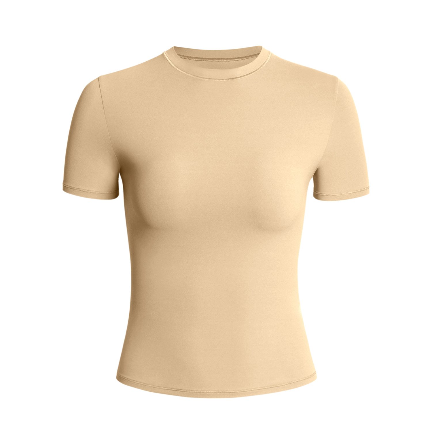 Women's Compression Fitness T-Shirts Stretchy Soft Quick Dry Lightweight Casual Plus Size Reversible Summer Autumn Windproof