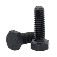Tornillo de Cabeza Hexagonal UNC UNF Personalizado de Fábrica, Grado SAE 5 y 8, Óxido Negro, Alta Resistencia, Perno Hexagonal Imperial