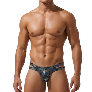 <span class=keywords><strong>Slip</strong></span> da <span class=keywords><strong>uomo</strong></span> in poliestere a vita bassa, stile <span class=keywords><strong>brasiliano</strong></span>, comodi per bodybuilder e appassionati di fitness - Product Image 1