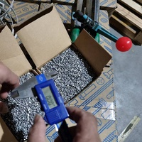 Mur Baut Heksagonal Baja Karbon Ukuran Kecil M3 - M6, Kustom Pabrik, DIN934 ISO4032, Lapisan Seng Kelas 5 6 8 181 10