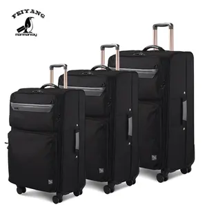 Factory Wholesale 20" 24" 28" Waterproof Polyester Luggage Bag Large Capacity Travel Suitcase Luggage