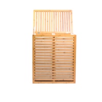 Panier à linge pliable multifonctionnel avec couvercle, pas d'installation nécessaire, 2 sacs intérieurs amovibles, pour salle de bain et vêtements