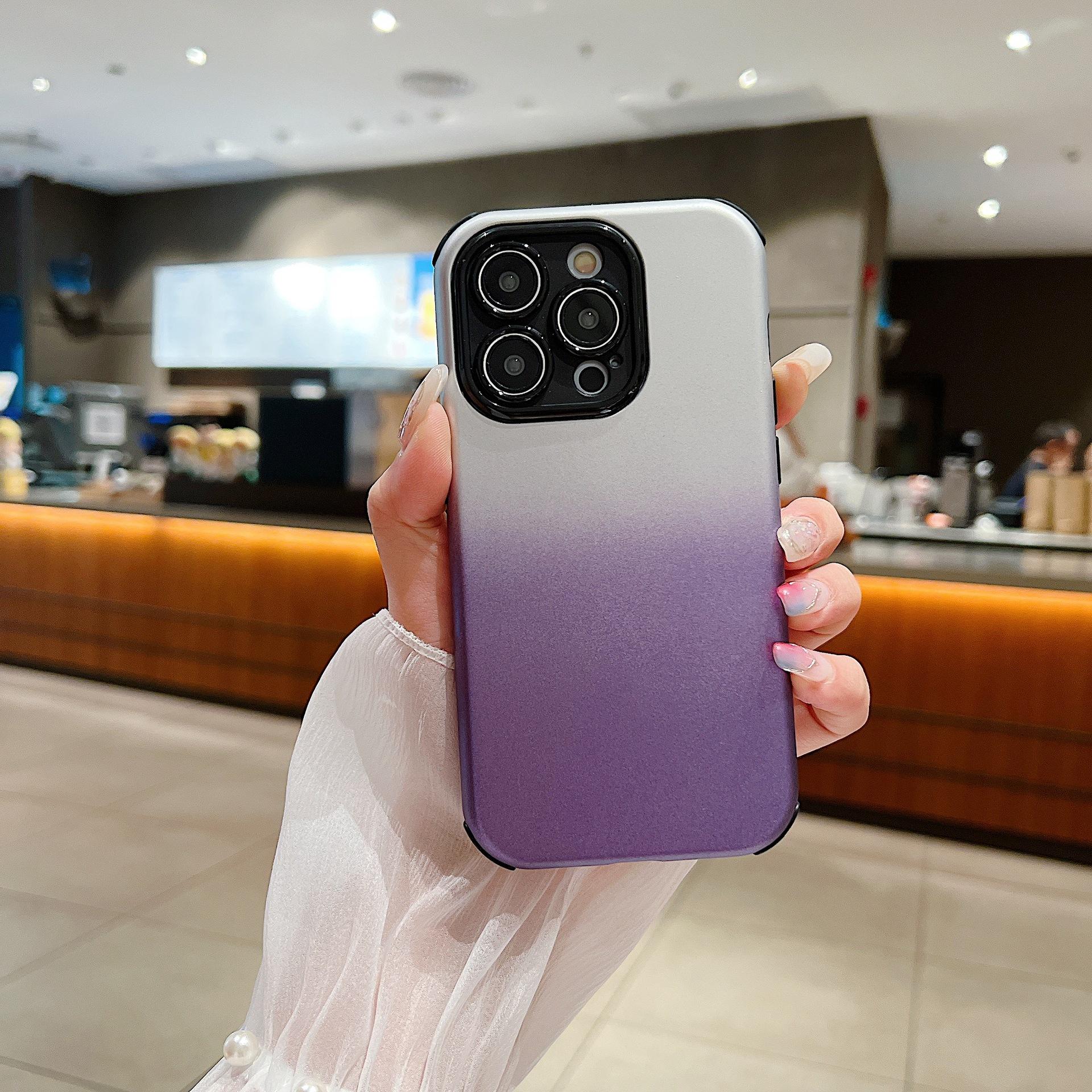 Gradient Silver Purple