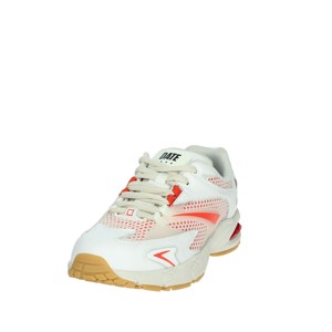Sneakers basse da uomo bianche/rosse a ME-WR W401-SN scarpe da passeggio di tendenza alla moda con fodera in rete traspirante suola EVA leggera per la primavera - Product Image 6