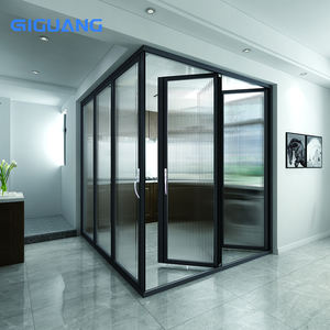 Proyecto residencial exterior rotura térmica tobogán bi puerta plegable aluminio vidrio acordeón puertas para balcón Patio - Product Image 4