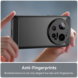 Funda para <span class=keywords><strong>Xiaomi</strong></span> 17 Ultra, Textura de Fibra de Carbono Cepillada, Antigolpes, TPU Suave, para <span class=keywords><strong>Xiaomi</strong></span> 17 Ultra - Product Image 6