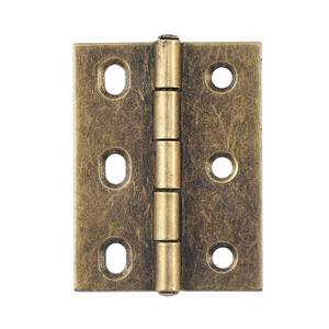 Charnière en bronze antique 50x38mm à 6 trous, montage en surface, en laiton, pour boîtes en bois, emballage cadeau, petits accessoires - Product Image 5